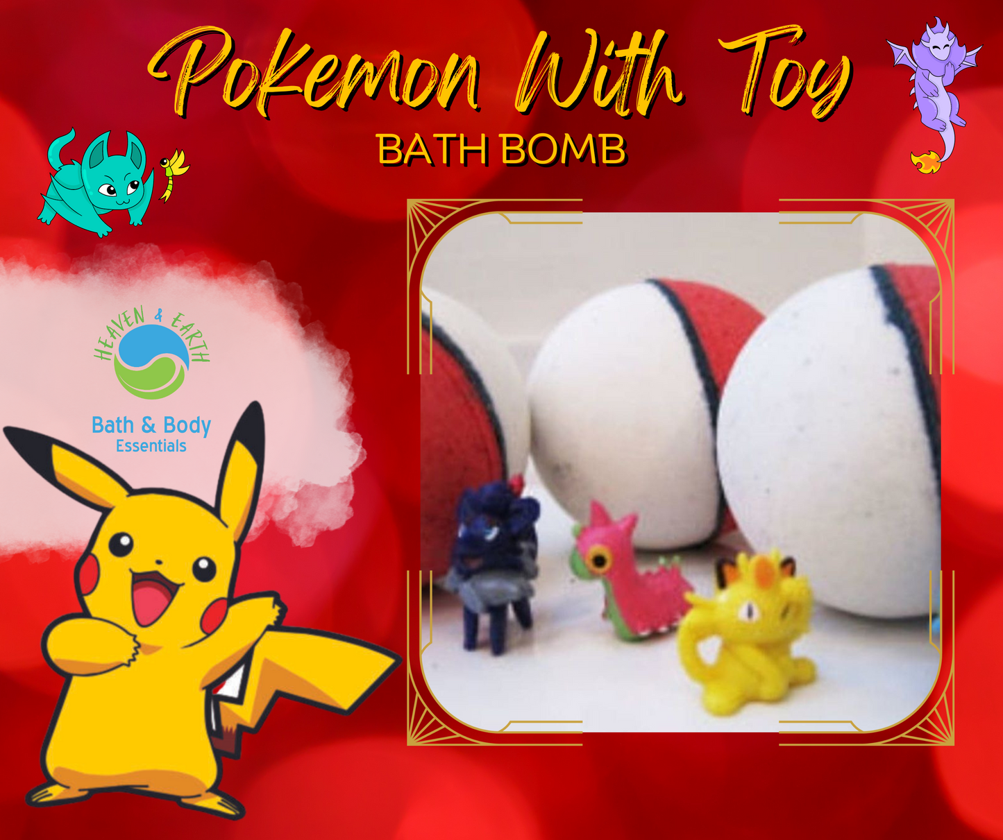 Pokemon Bath Bomb