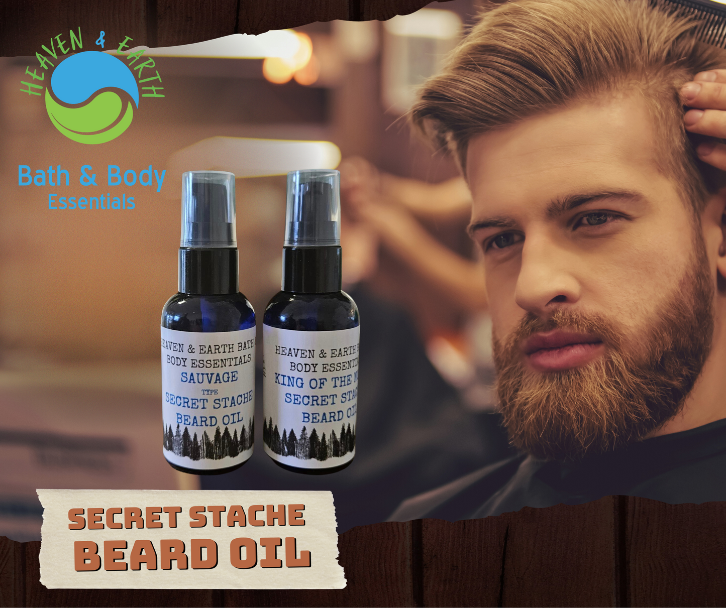 Secret Stache Beard Oil